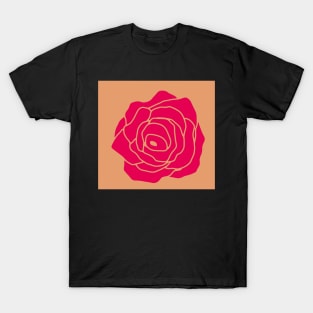 pink rose T-Shirt